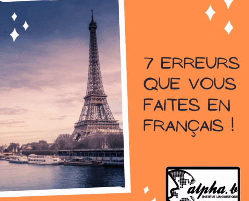 7 erreurs que vous faites en français